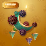 Ramadan Kareem semestrar illustrationen f?r begreppsbanervektorn royaltyfri illustrationer Ramadan Kareem semestrar illustrationen f?r begreppsbanervektorn royaltyfri illustrationer