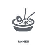 Ramenikone von der Restaurantsammlung lizenzfreie abbildung Ramenikone von der Restaurantsammlung lizenzfreie abbildung