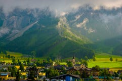 Ramsau Dachstein Immagine Stock Ramsau Dachstein Immagine Stock