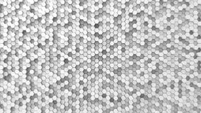 Random elevated hexagons background. Random elevated geometric shapes background (hexagonal shapes version stock illustration Random elevated hexagons background. Random elevated geometric shapes background (hexagonal shapes version stock illustration