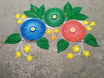 Rangoli Design In Front Of The Door Stock Photo Image Of Indian Function 131559482