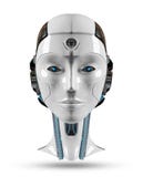 Rappresentazione capa di intelligenza artificiale 3D del cyborg royalty illustrazione gratis Rappresentazione capa di intelligenza artificiale 3D del cyborg royalty illustrazione gratis