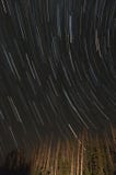 Rastros de la estrella en el cielo nocturno Rastros de la estrella en el cielo nocturno