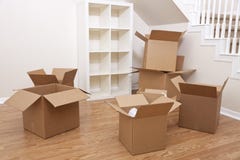 Raum der Sammelpacks für bewegliches Haus lizenzfreies stockfoto Raum der Sammelpacks für bewegliches Haus lizenzfreies stockfoto