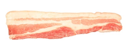 Raw Bacon Slice