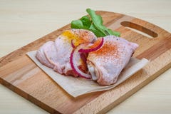 Raw chicken thights Stock Photo Raw chicken thights Stock Photo