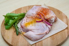 Raw chicken thights Stock Image Raw chicken thights Stock Image