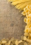 Raw Pasta On Wood Background Stock Image Raw Pasta On Wood Background Stock Image