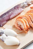 Raw Seafood Stock Photo