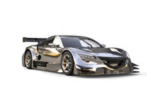 A raça super moderna de Chrome ostenta o tiro automobilístico da beleza ilustração royalty free A raça super moderna de Chrome ostenta o tiro automobilístico da beleza ilustração royalty free