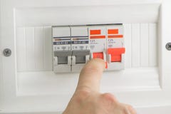 RCD safety installed royalty free stock image RCD safety installed royalty free stock image