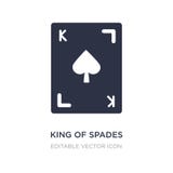 re dell'icona delle vanghe su fondo bianco Illustrazione semplice dell'elemento dal concetto di gioco royalty illustrazione gratis re dell'icona delle vanghe su fondo bianco Illustrazione semplice dell'elemento dal concetto di gioco royalty illustrazione gratis