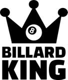 Re Eight Ball di Billard illustrazione vettoriale Re Eight Ball di Billard illustrazione vettoriale