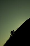 Reaching the top Royalty Free Stock Photography Reaching the top Royalty Free Stock Photography