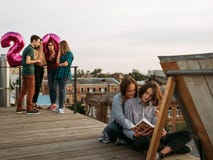 Reading book different lifestyle interests mocked stock photography Reading book different lifestyle interests mocked stock photography