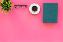 Reading For Study And Work. Self-education Concept. Business Literature. Books With Empty Cover Near Glasses, Coffe Stock Photos Reading For Study And Work. Self-education Concept. Business Literature. Books With Empty Cover Near Glasses, Coffe Stock Photos