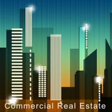 Real Estate commercial signifie l'illustration de la vente 3d de propriété illustration stock Real Estate commercial signifie l'illustration de la vente 3d de propriété illustration stock