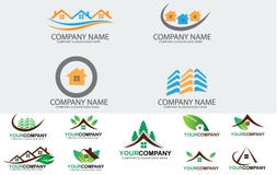 Real estate logo set vector illustration Real estate logo set vector illustration