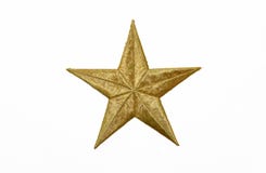 Real Gold Yellow Star Royalty Free Stock Image Real Gold Yellow Star Royalty Free Stock Image