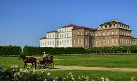 Reale de Venaria, région de Piémont, Italie Juin 2017 Le paysage des jardins photo stock Reale de Venaria, région de Piémont, Italie Juin 2017 Le paysage des jardins photo stock