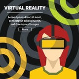 Realidade virtual Novas tecnologias e na linha jogo ilustração do vetor Realidade virtual Novas tecnologias e na linha jogo ilustração do vetor
