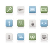 Realistic Car Parts And Services Icons Stock Images Realistic Car Parts And Services Icons Stock Images