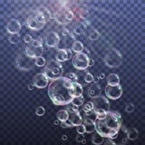 Soap bubbles background vector illustration Soap bubbles background vector illustration