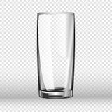 Realistic long drinking glass isolated on transparent background. royalty free illustration Realistic long drinking glass isolated on transparent background. royalty free illustration