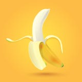 Realistische illustratie van banaanfruit vector illustratie Realistische illustratie van banaanfruit vector illustratie