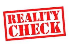 REALITY CHECK royalty free illustration REALITY CHECK royalty free illustration