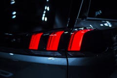 Rear stop light of crossover car stock images Rear stop light of crossover car stock images