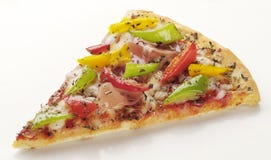 Rebanada de pizza imagen de archivo libre de regalías Rebanada de pizza imagen de archivo libre de regalías
