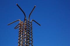 Rebar dans le ciel photos stock Rebar dans le ciel photos stock
