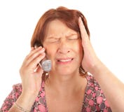 Receiving Bad News Royalty Free Stock Images Receiving Bad News Royalty Free Stock Images
