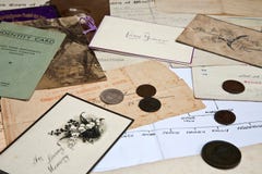 Recherche des antécédents familiaux images libres de droits Recherche des antécédents familiaux images libres de droits