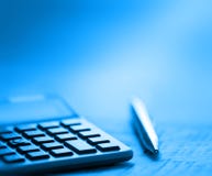 Rechner und Feder stockbilder Rechner und Feder stockbilder