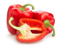 Red Bell Pepper Royalty Free Stock Photos