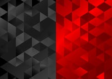 Red black low poly triangles mosaic background stock illustration Red black low poly triangles mosaic background stock illustration