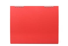 Red Blank Desktop Calendar With Isolated Stock Photos