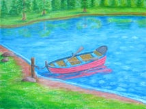 Red Boat Stock Photos