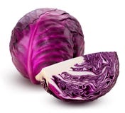 Red cabbage one slice Royalty Free Stock Photo Red cabbage one slice Royalty Free Stock Photo