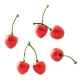 Red cherry artificial plastic berries Royalty Free Stock Images Red cherry artificial plastic berries Royalty Free Stock Images