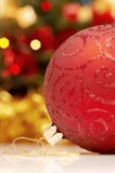 Red Christams Globe Royalty Free Stock Images
