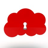 Red Cloud Of Data Royalty Free Stock Photos