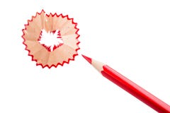 Red Color Pencil Stock Photography Red Color Pencil Stock Photography