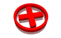 Red cross symbol royalty free illustration Red cross symbol royalty free illustration