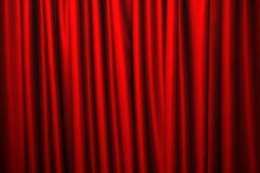 Red Curtain Background Stock Photo
