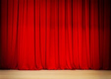 Red curtain of theater stage royalty free stock images Red curtain of theater stage royalty free stock images