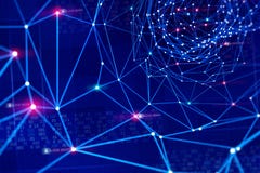 Red de información global Protección y almacenamiento de datos digitales usando la tecnología del blockchain Inteligencia artific imágenes de archivo libres de regalías Red de información global Protección y almacenamiento de datos digitales usando la tecnología del blockchain Inteligencia artific imágenes de archivo libres de regalías