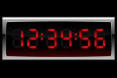 Red Digital Clock Stock Images Red Digital Clock Stock Images